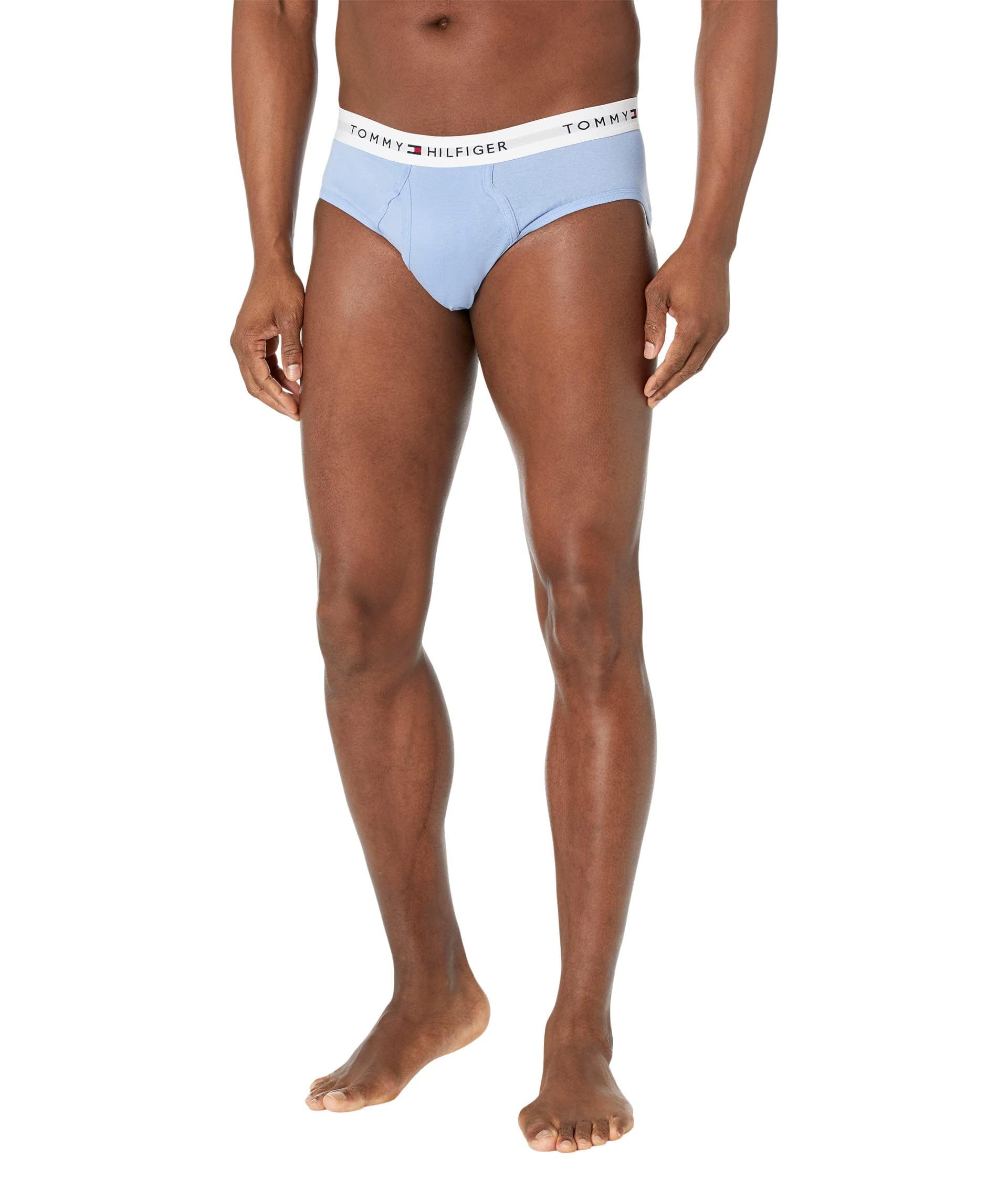 Foto 4 pulgar | Calzoncillos Tommy Hilfiger Cotton Classics Para Hombre, Color Azul Suave, Paquete De 4 - Venta Internacional.