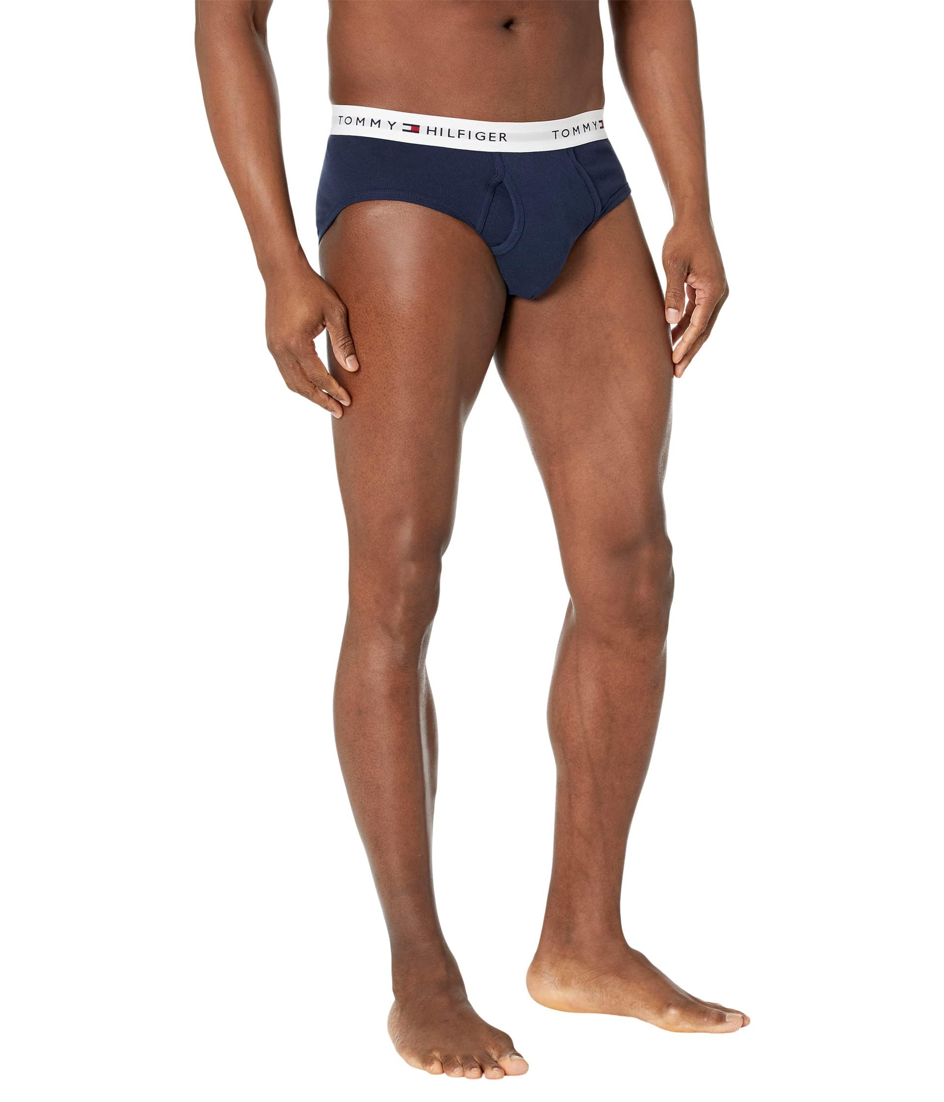 Foto 6 pulgar | Calzoncillos Tommy Hilfiger Cotton Classics Para Hombre, Color Azul Suave, Paquete De 4 - Venta Internacional.