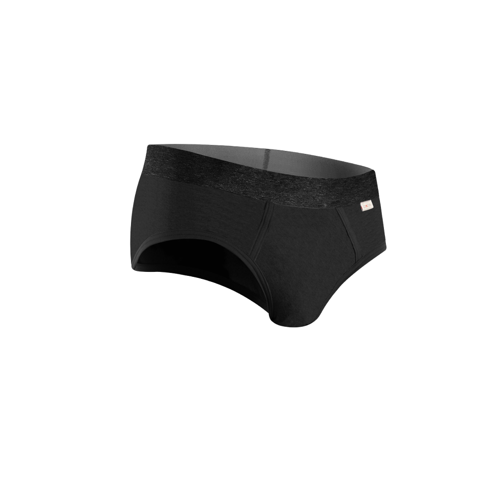 Foto 5 pulgar | Brief Zaga 5 Pack Negro Gris Jaspe