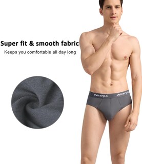 Foto 3 | Calzoncillos Wirarpa Modal No Fly Para Hombre, Paquete De 4 Unidades, 3xl - Venta Internacional.