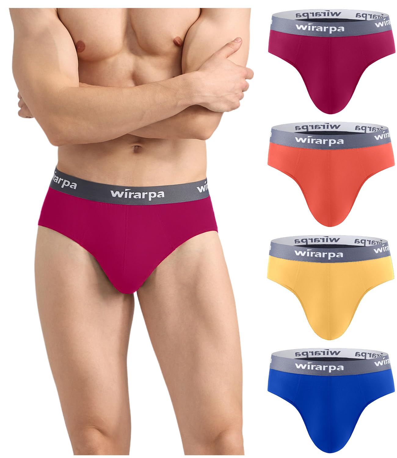 Calzoncillos Wirarpa Modal No Fly Para Hombre, Paquete De 4, Xxl - Venta Internacional.