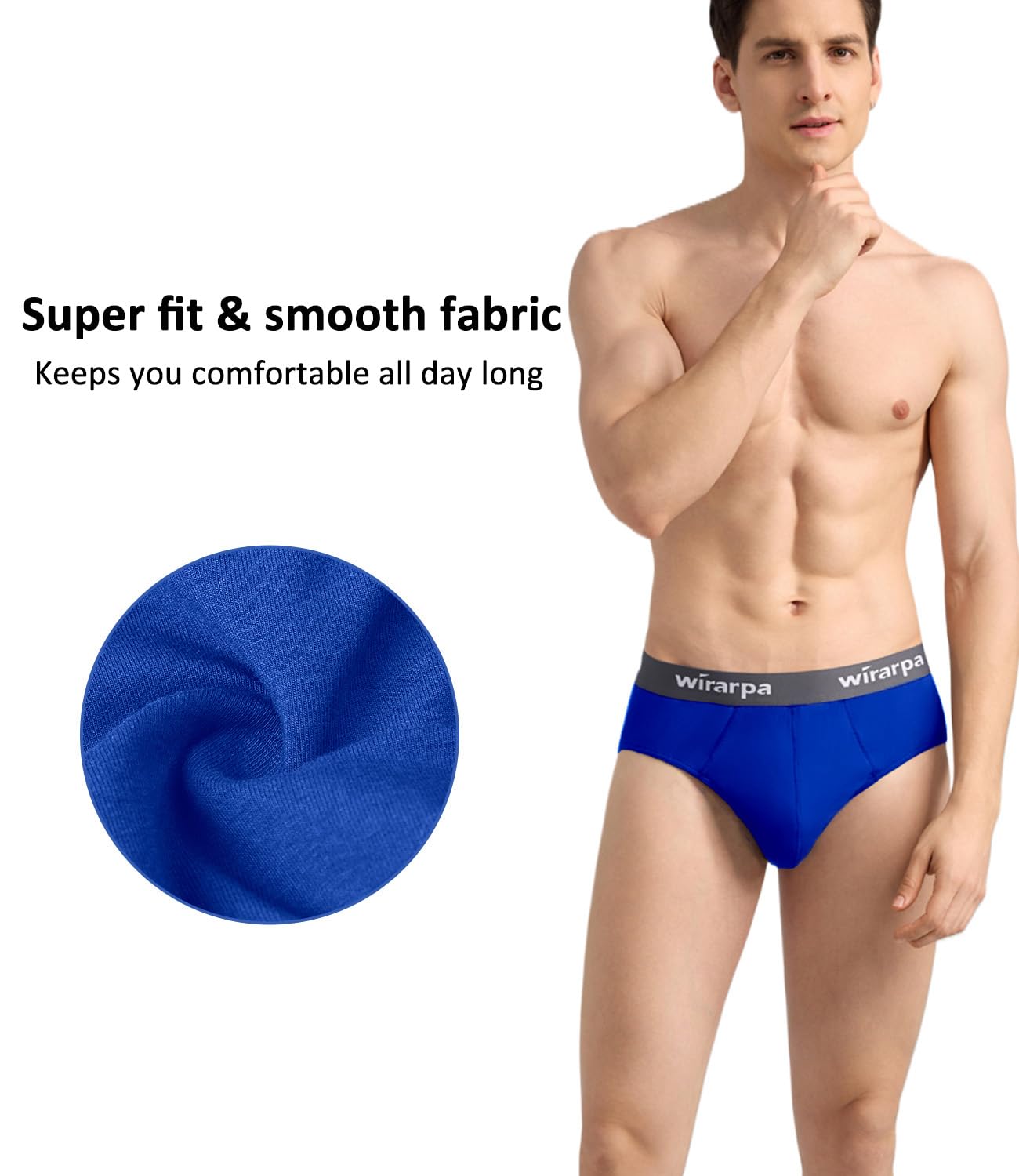 Foto 3 pulgar | Calzoncillos Wirarpa Modal No Fly Para Hombre, Paquete De 4, Xxl - Venta Internacional.