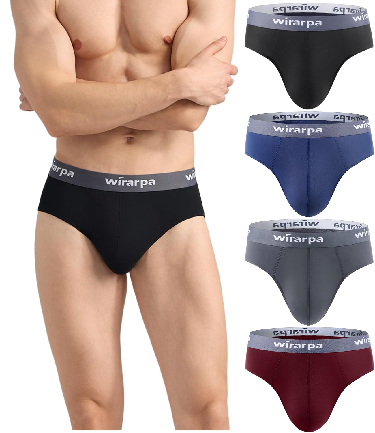 Calzoncillos Wirarpa Modal No Fly Para Hombre, Paquete De 4, Xxl - Venta Internacional.