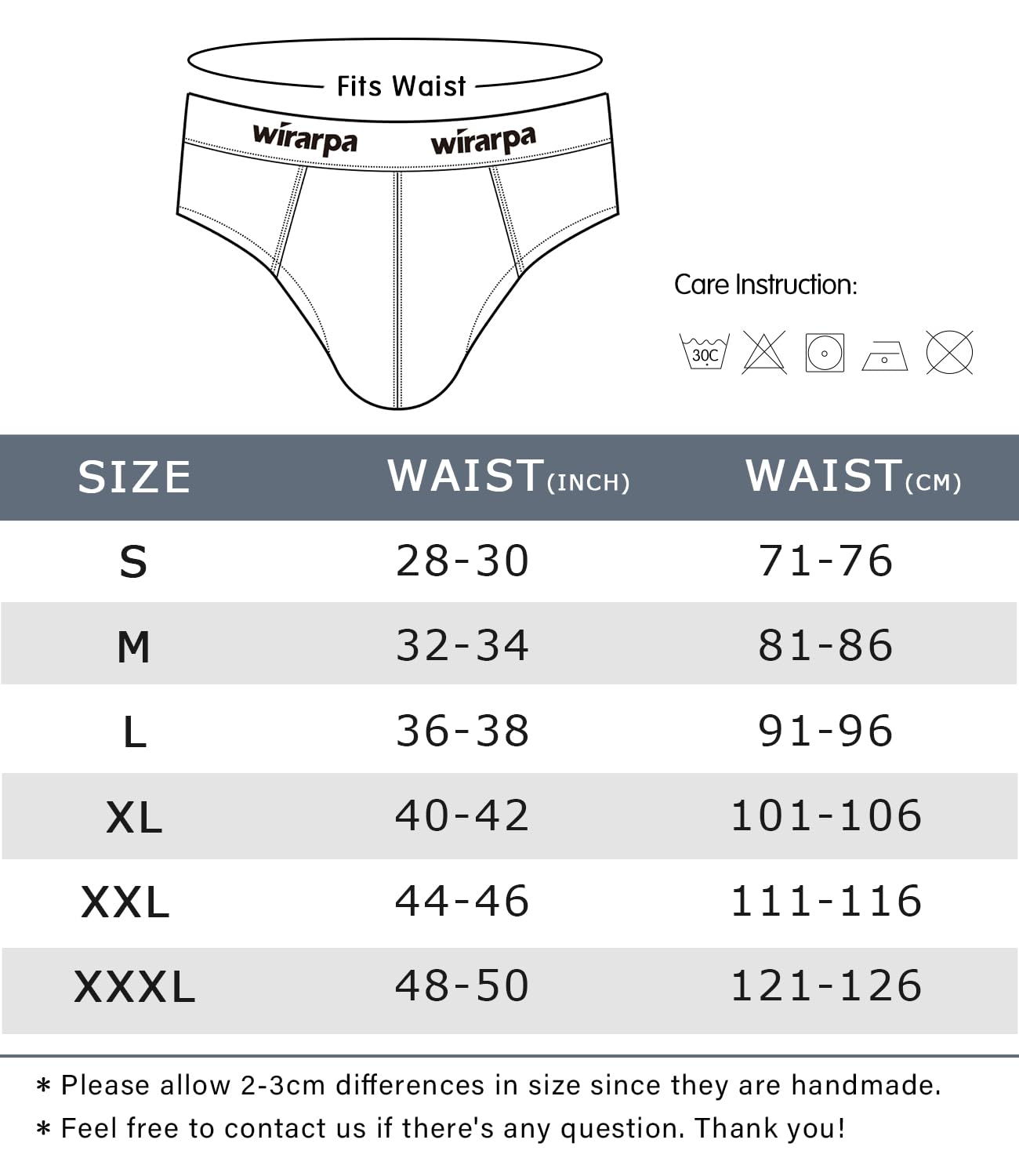 Foto 6 pulgar | Calzoncillos Wirarpa Modal No Fly Para Hombre, Paquete De 4, Xxl - Venta Internacional.