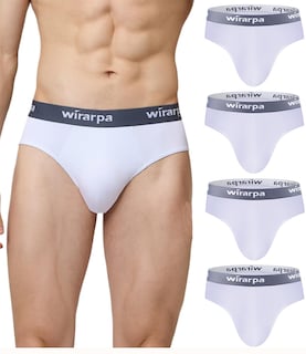 Foto 1 | Calzoncillos Wirarpa Modal No Fly Para Hombre, Paquete De 4, Blancos, 3xl - Venta Internacional.