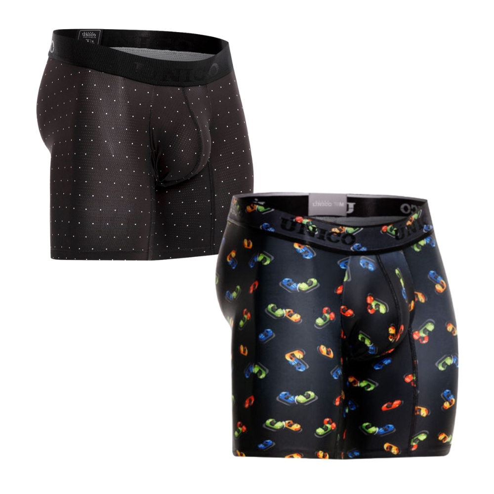 Foto 2 pulgar | Set De Two Pack Boxer Copa Medio Colombiano De Alta Calidad Para Hombre (2 Boxer Copa Medio Para Hombre) Talla M