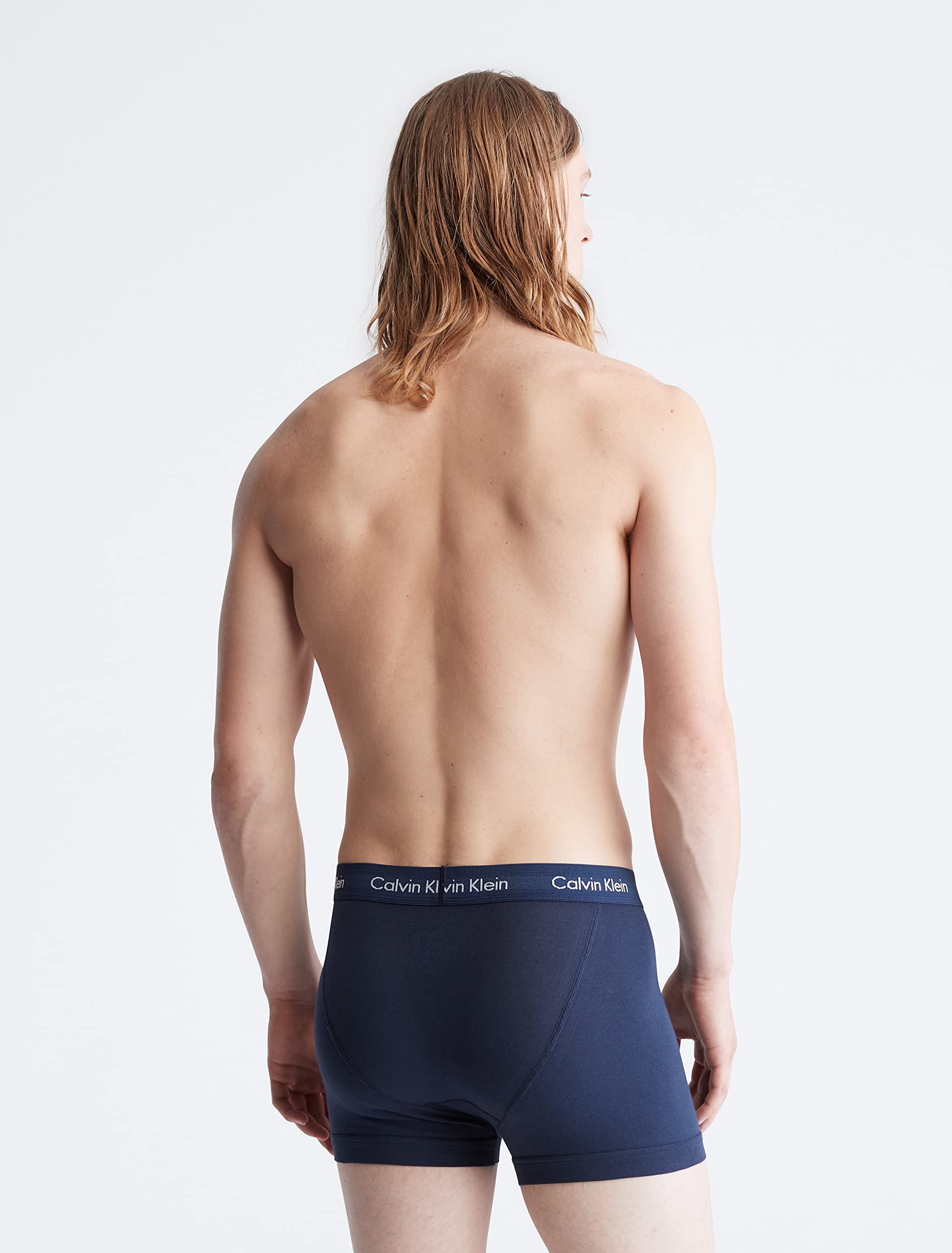 Foto 4 pulgar | Bóxer Trunk Calvin KleinDe Algodón Elástico 7 Unidades Talla M para Hombre - Venta Internacional