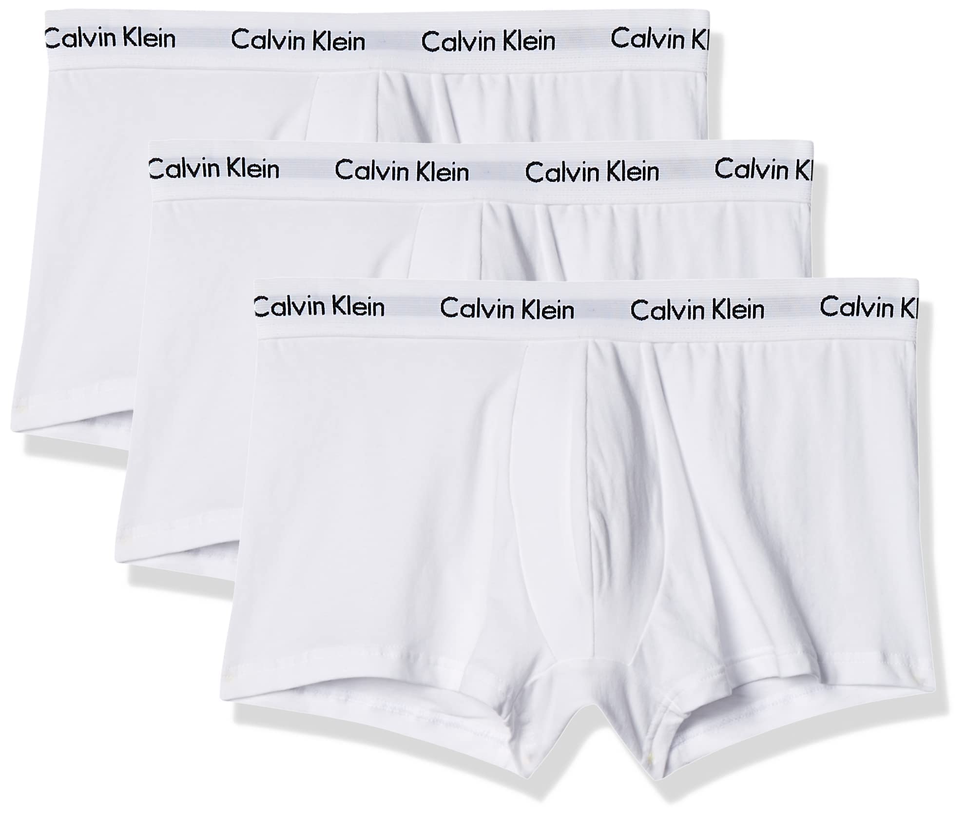 Foto 2 pulgar | Ropa Interior Calvin Klein Blanca Talle Bajo 3 Piezas para Hombre - Venta Internacional