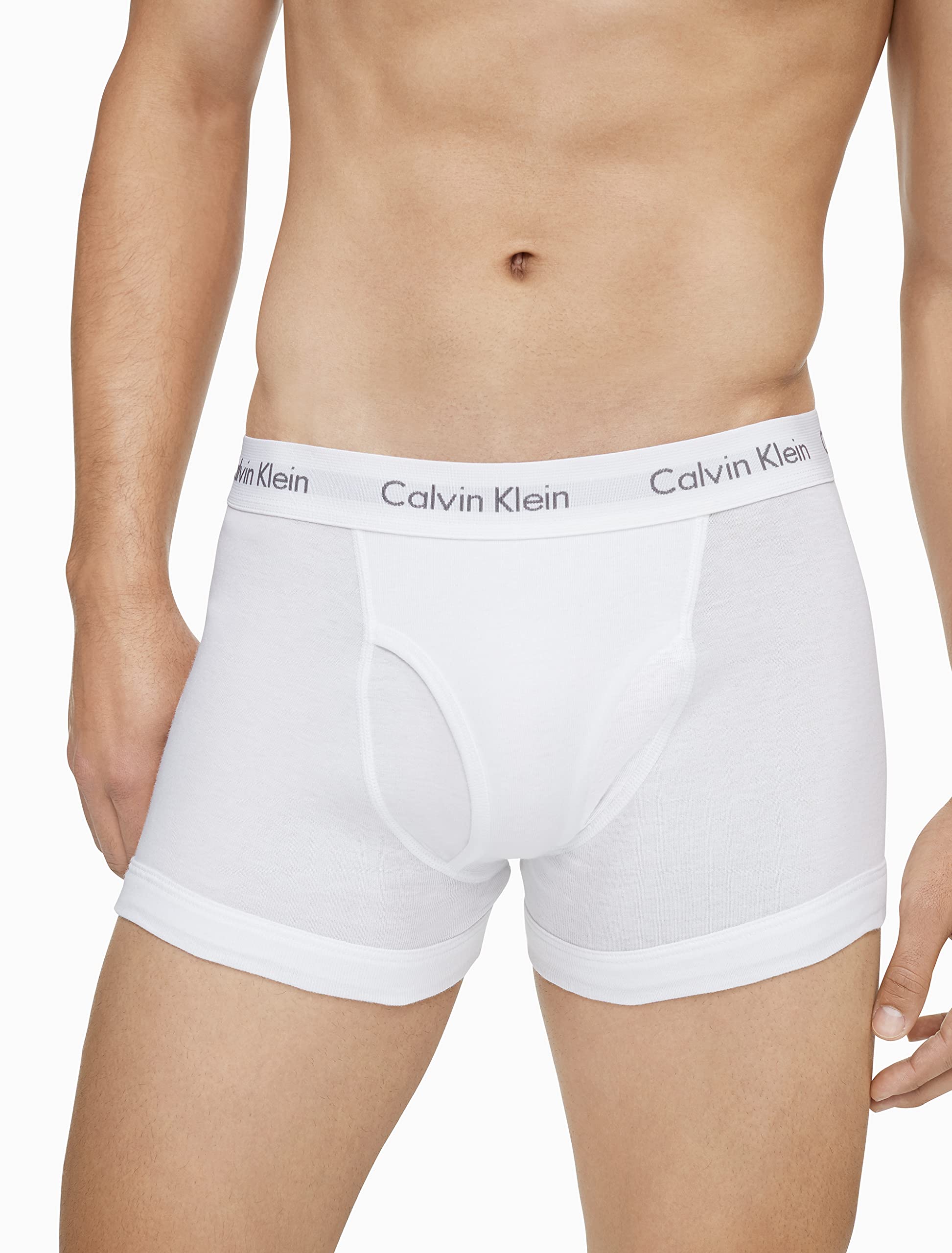 Foto 5 pulgar | Bóxer Calvin Klein Cotton Classics para Hombre 5 Piezas Blancas- Venta Internacional