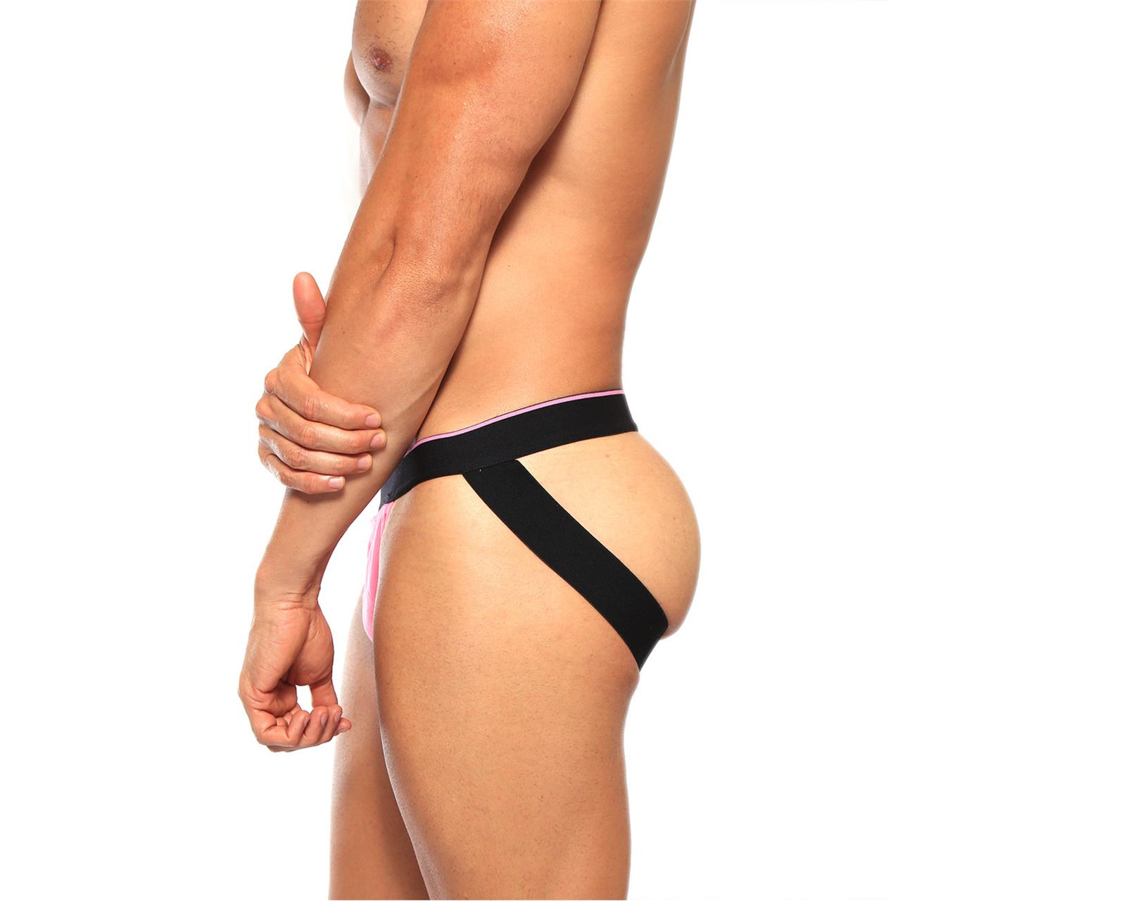 Foto 4 pulgar | Jockstrap Suspensorio Modern Unnder Ropa Interior Hombre 1pz Color Rosa Chicle