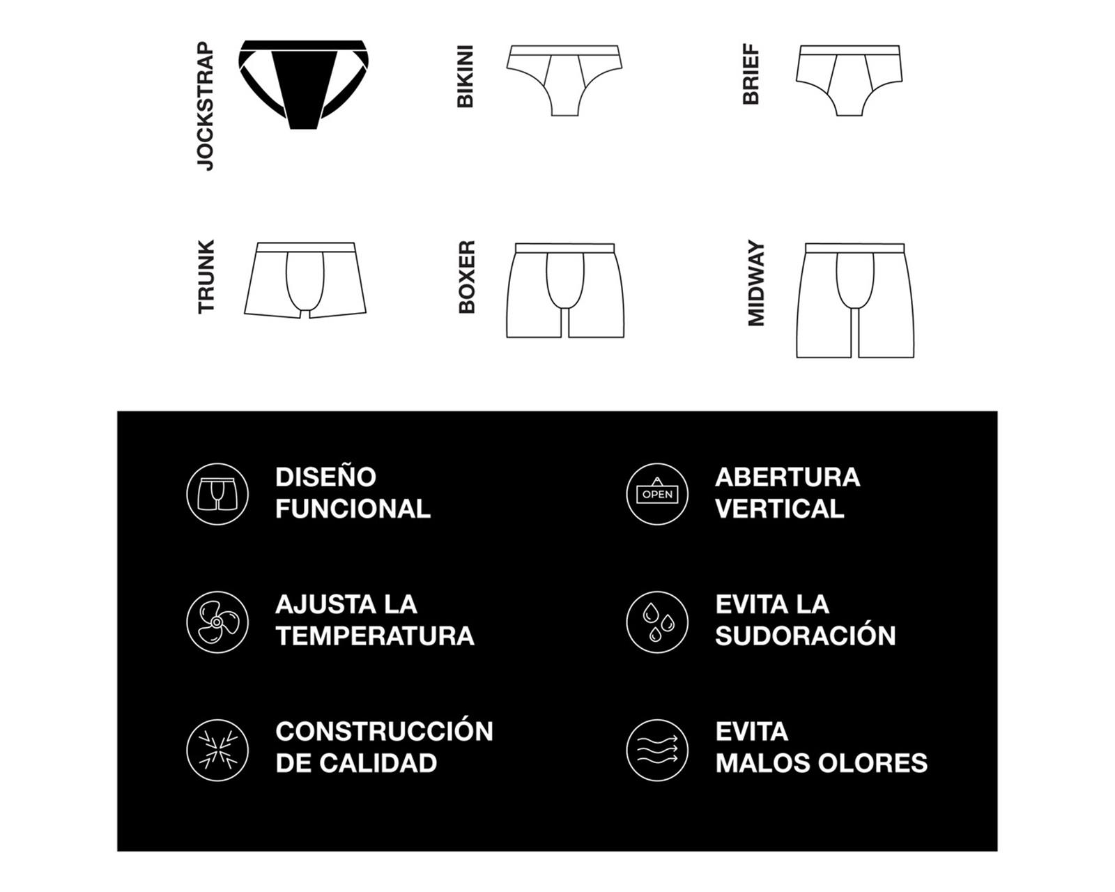 Foto 6 pulgar | Jockstrap Suspensorio Modern Unnder Ropa Interior Hombre 1pz Color Rosa Chicle