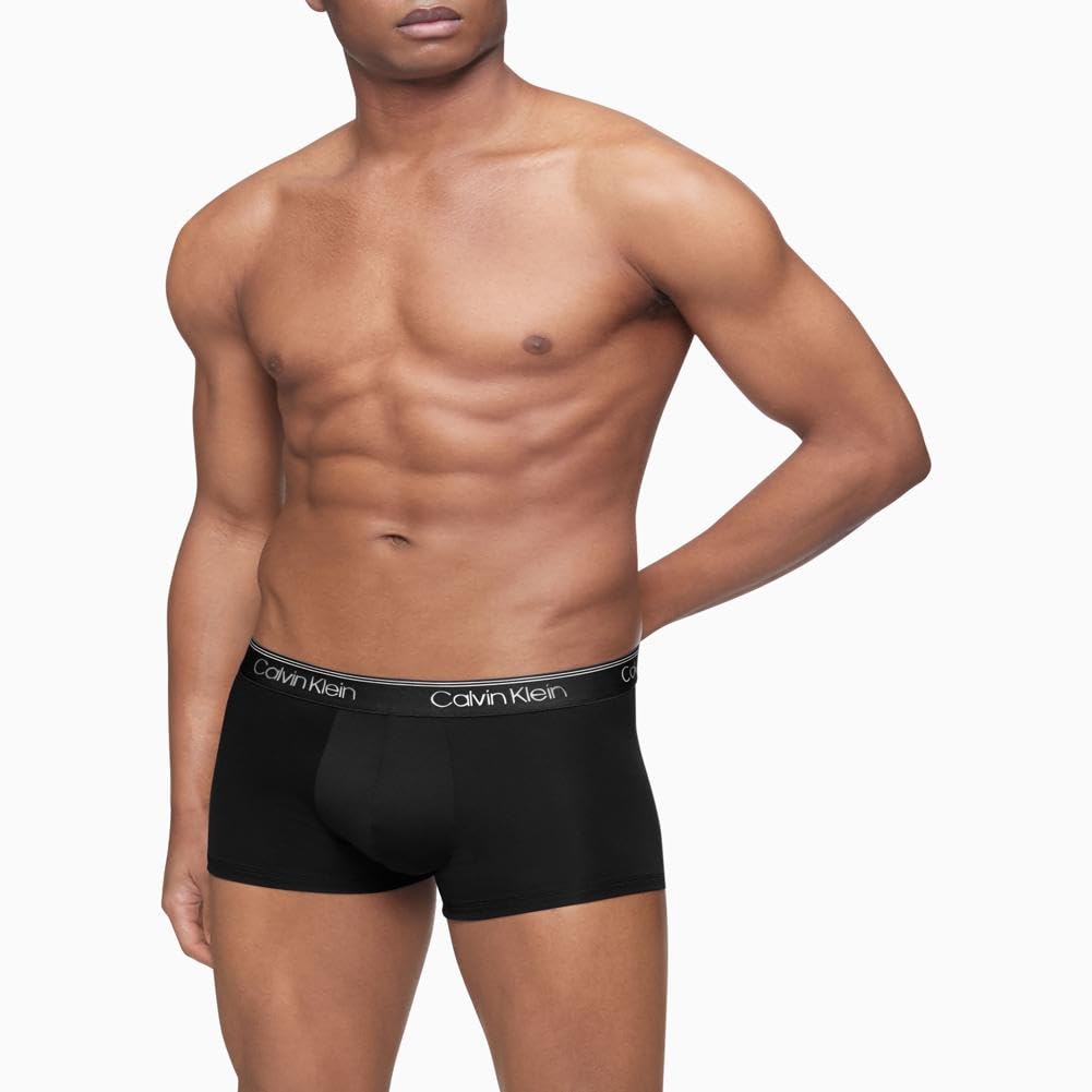 Foto 3 pulgar | Trunks Calvin Klein, Microfibra Elástica, Talle Bajo, Para Hombre - Venta Internacional.