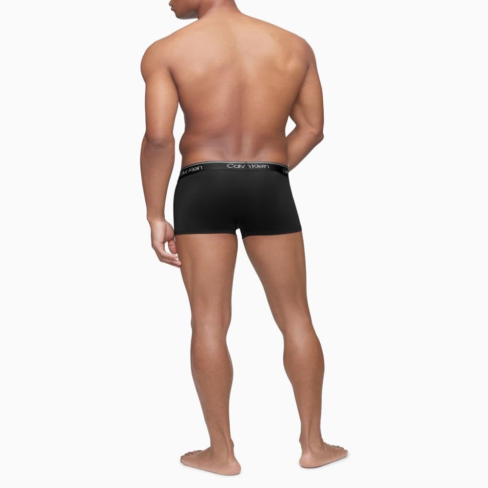 Foto 4 pulgar | Trunks Calvin Klein, Microfibra Elástica, Talle Bajo, Para Hombre - Venta Internacional.