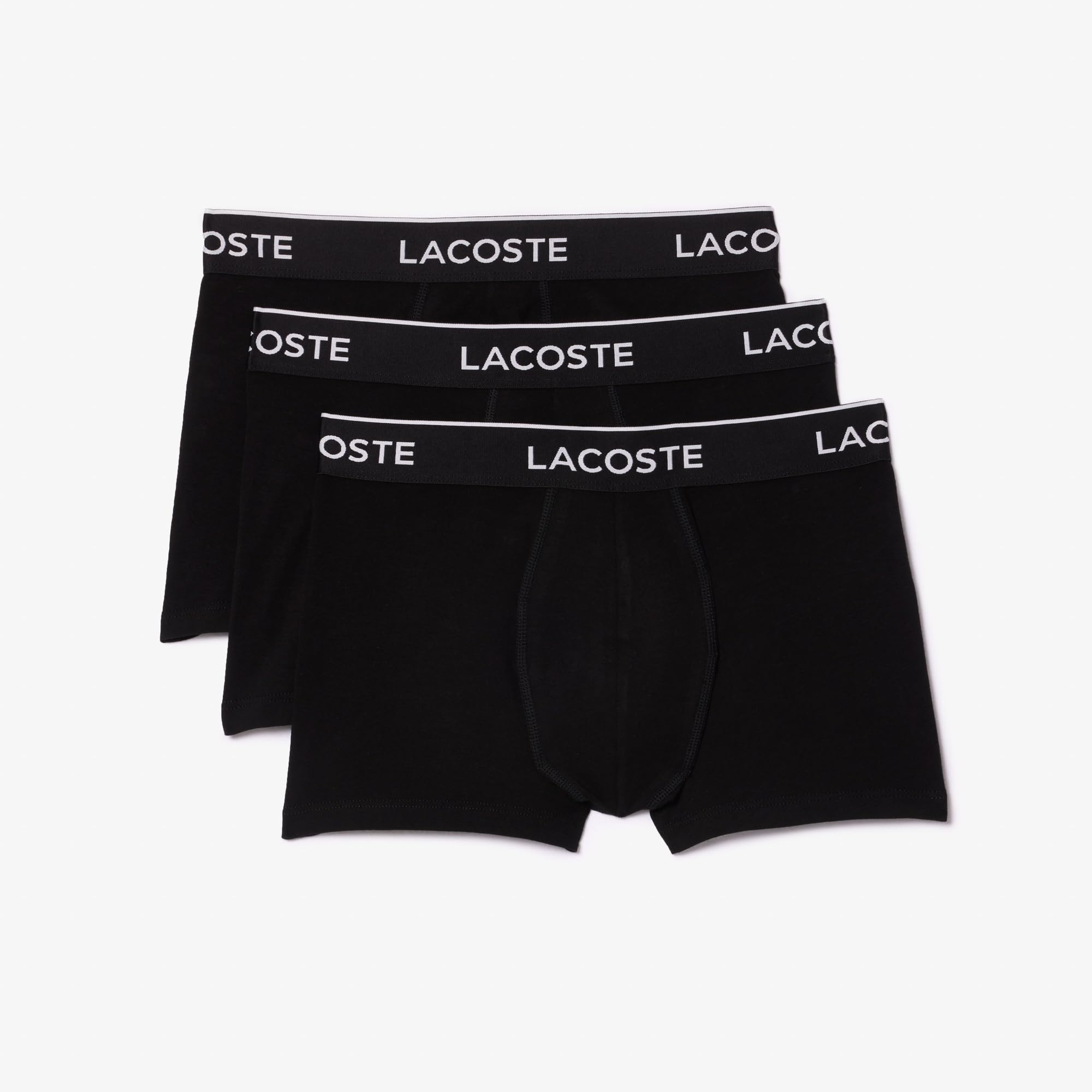 Foto 2 pulgar | Trunks Lacoste Cotton Stretch Essentials Para Hombre, Paquete De 3 - Venta Internacional.