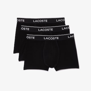 Foto 1 | Trunks Lacoste Cotton Stretch Essentials Para Hombre, Paquete De 3 - Venta Internacional.