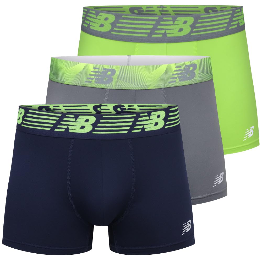Foto 1 | Calzoncillos Bóxer New Balance 3 Premium Performance Para Hombre - Venta Internacional.