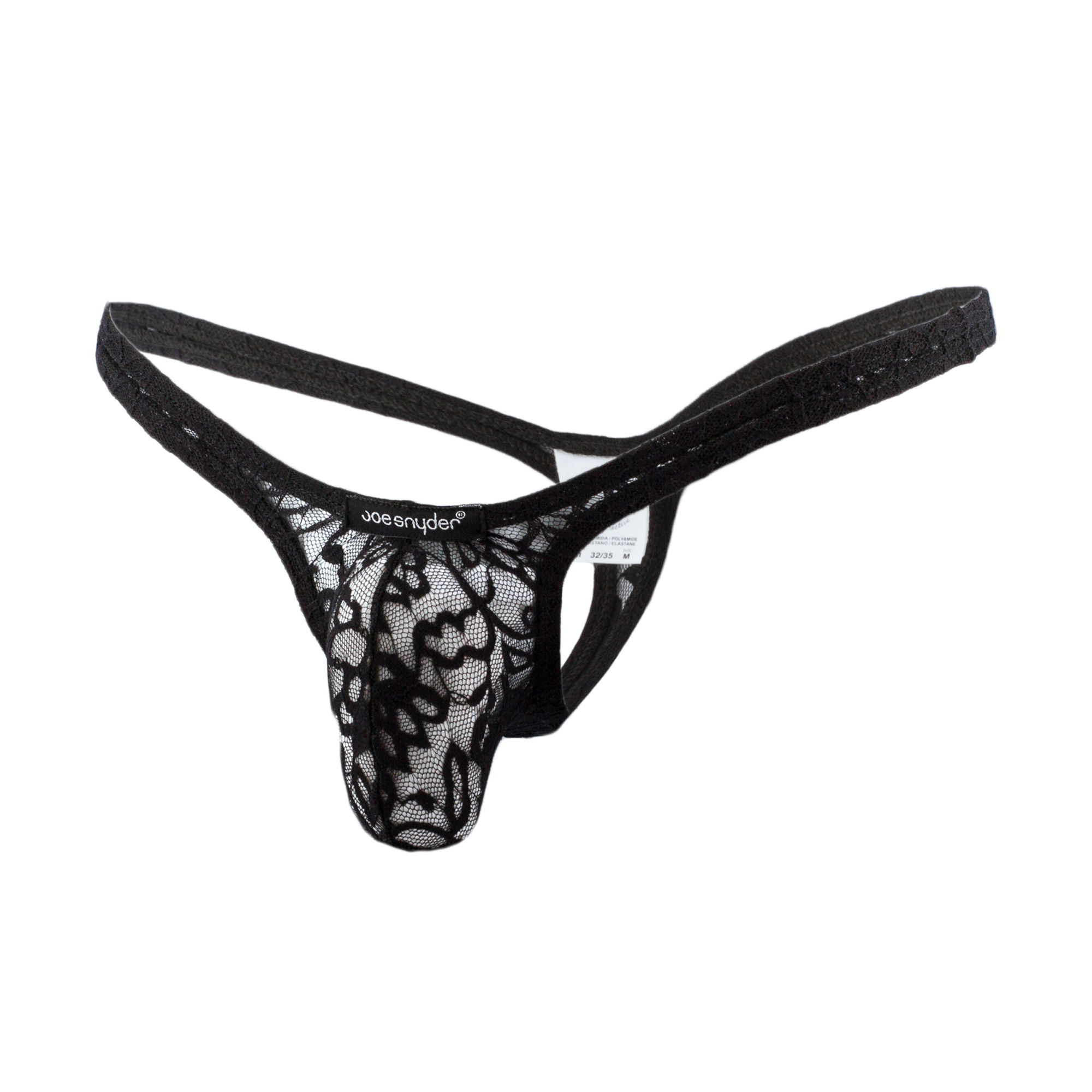 Tanga Joe Snyder Bul 02 Encaje Negro