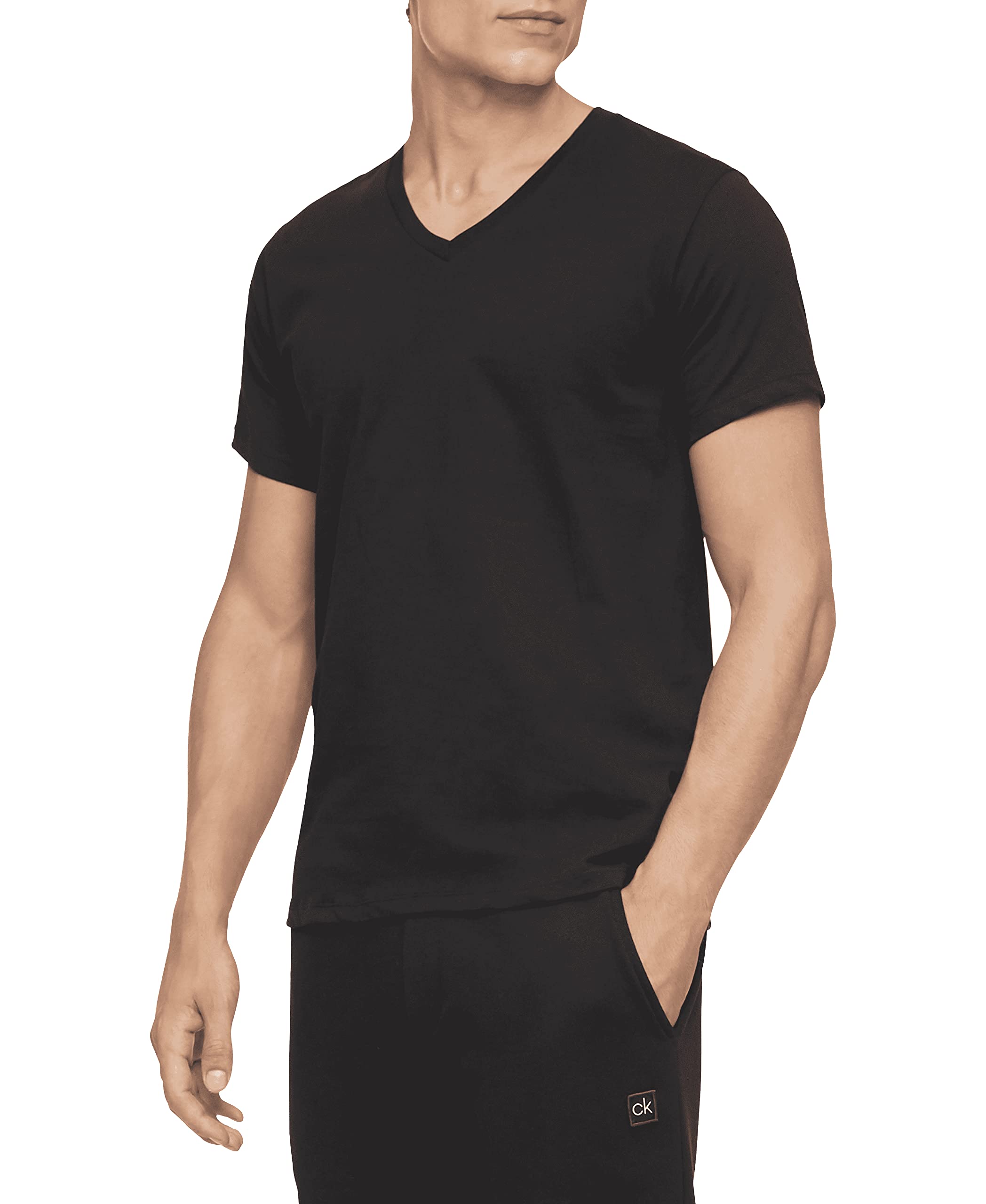 Foto 2 pulgar | Camiseta Calvin Klein Negra para Hombre 5 Piezas - Venta Internacional