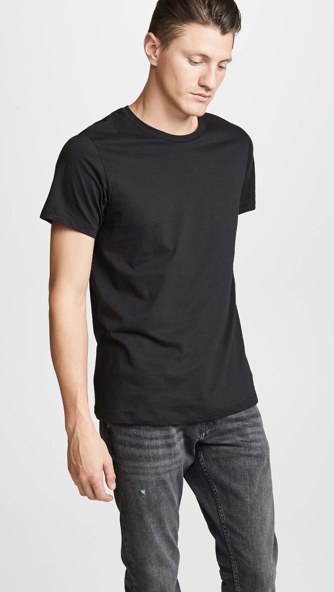 Foto 4 pulgar | Camisetas Calvin Klein Negras para Hombre 3 Piezas - Venta Internacional