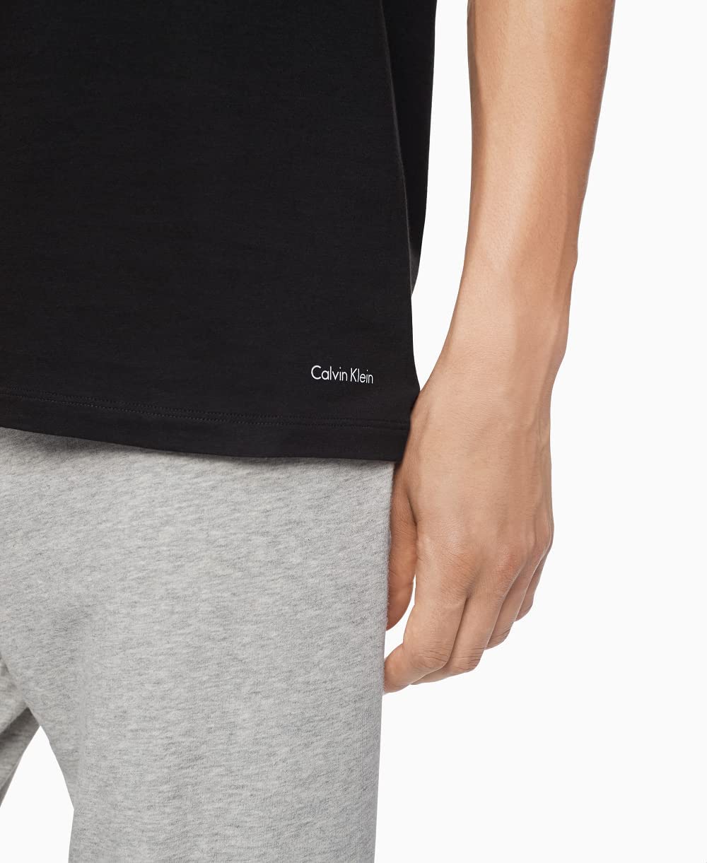 Foto 5 pulgar | Camisetas Calvin Klein Cotton Classics Negras 3 Piezas para Hombre - Venta Internacional