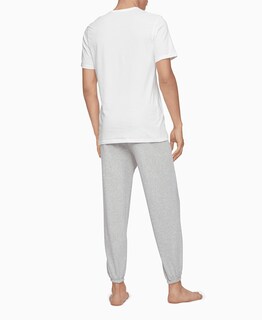 Foto 3 | Camiseta Calvin Klein de Algodón Clásica Corte Ajustado Cuello en V para Hombre - Venta Internacional