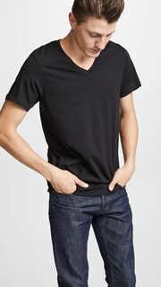 Foto 5 | Camisetas Calvin Klein Negras 3 Piezas para Hombre-Venta Internacional