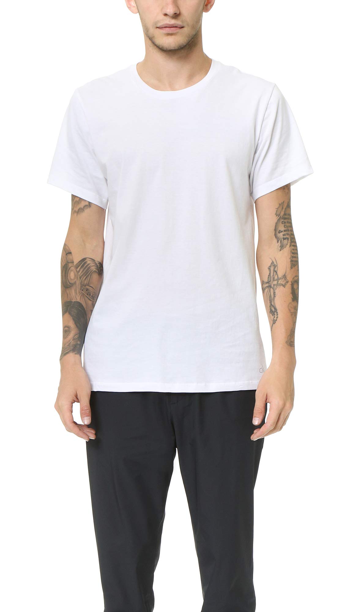 Foto 4 pulgar | Camisetas Calvin Klein Blancas para Hombre 3 Piezas - Venta Internacional