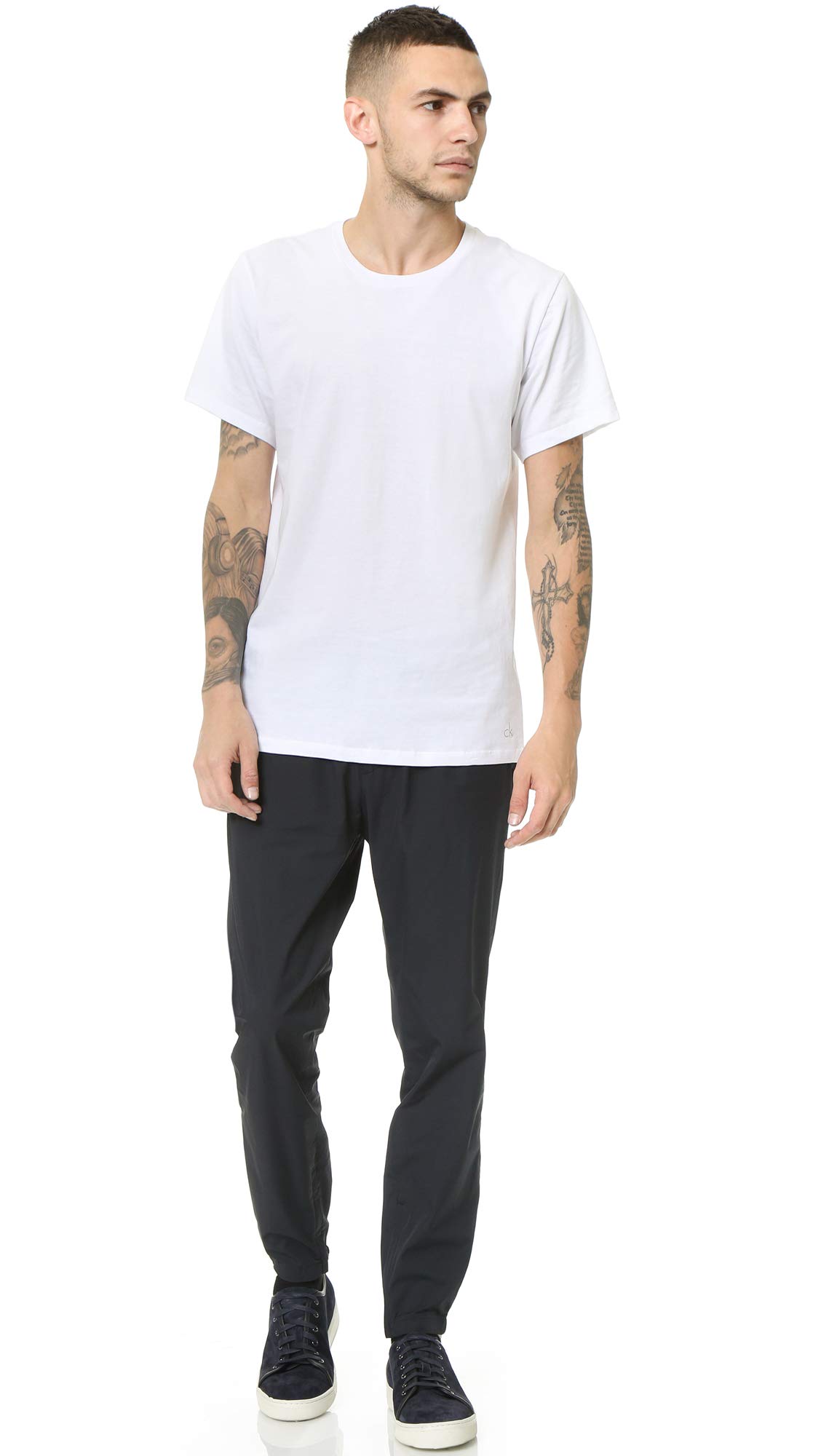 Foto 6 pulgar | Camisetas Calvin Klein Blancas para Hombre 3 Piezas - Venta Internacional