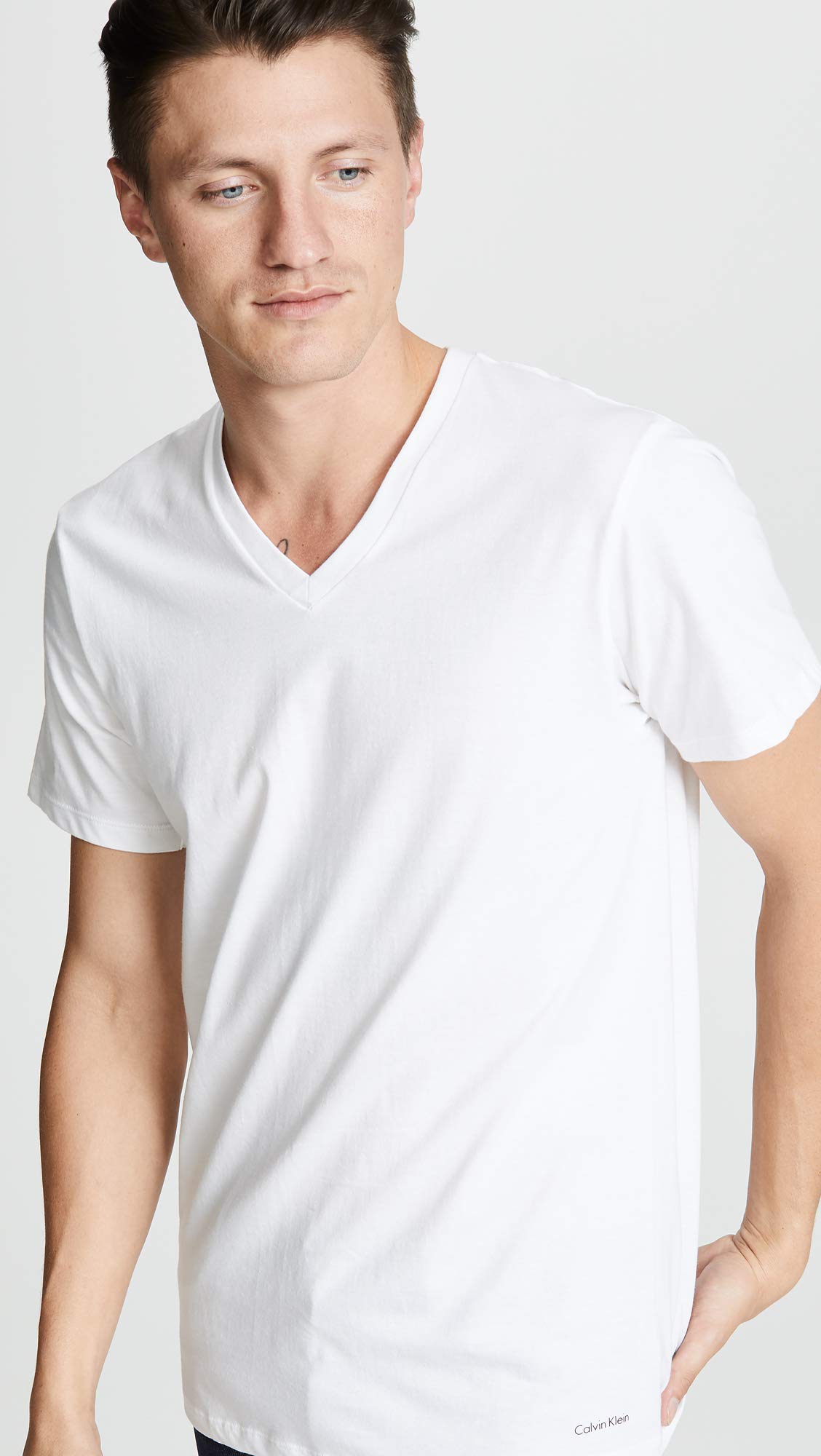 Foto 7 pulgar | Camiseta Calvin Klein Cotton Classics Blanca para Hombre - Venta Internacional