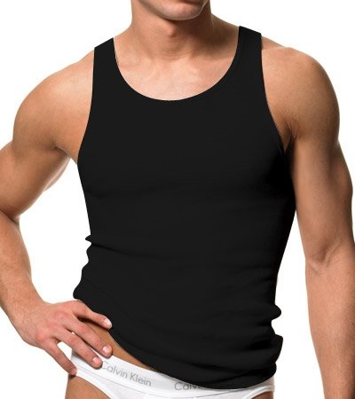 Foto 3 pulgar | Camiseta sin Mangas Calvin Klein Negra Cotton Classics para Hombre - Venta Internacional