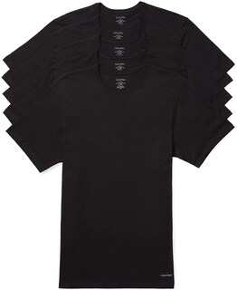 Foto 1 | Camiseta Calvin Klein 100% Algodón Para Hombre, Paquete De 5, Negra Xl - Venta Internacional.