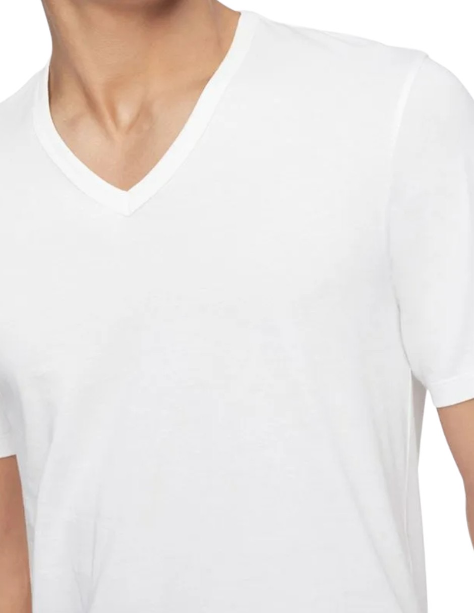 Foto 2 | Calvin Klein 3 Pack Slim Fit Camisetas