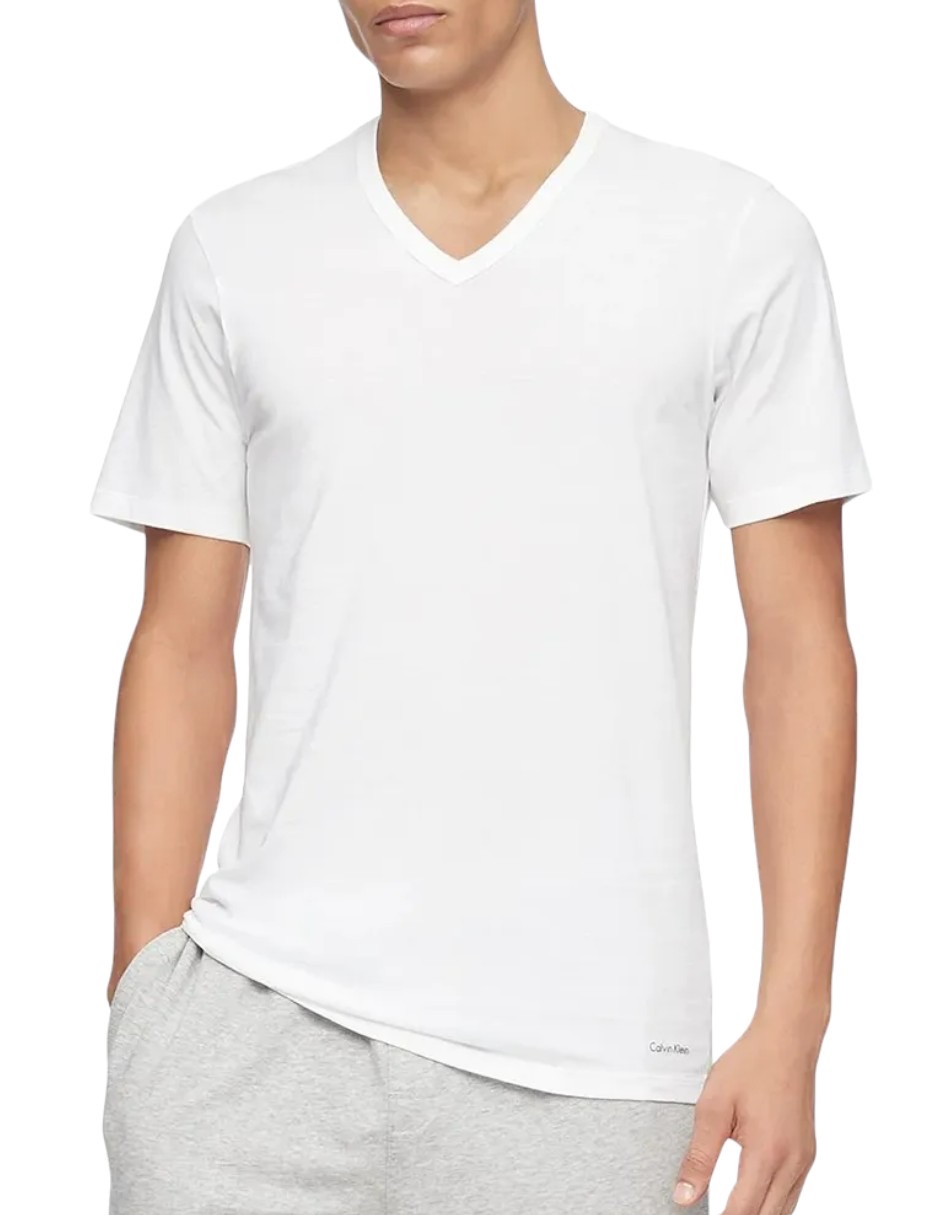 Foto 5 pulgar | Calvin Klein 3 Pack Slim Fit Camisetas
