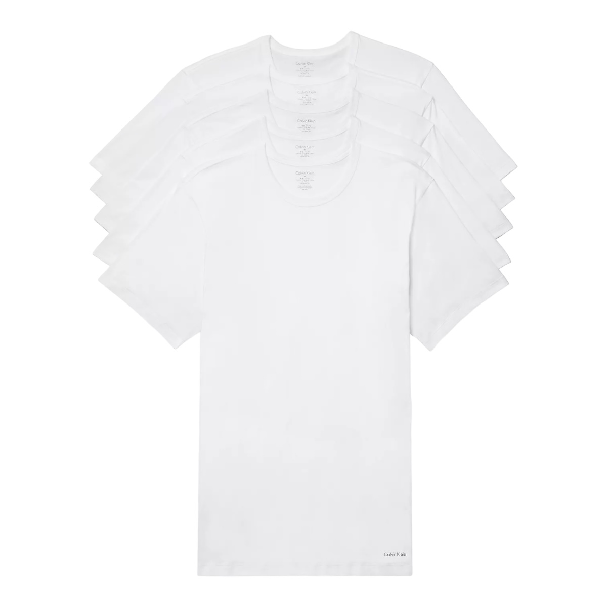 Foto 1 | 5 Pack Calvin Kleinclassic Fit Cotton Cuello Redondo