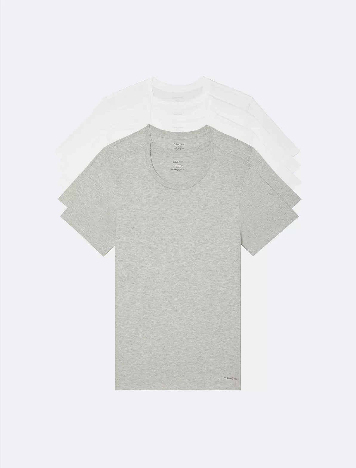 Playeras 5 Pack Classic Fit Calvin Klein 5 Pack Cuello Redondo