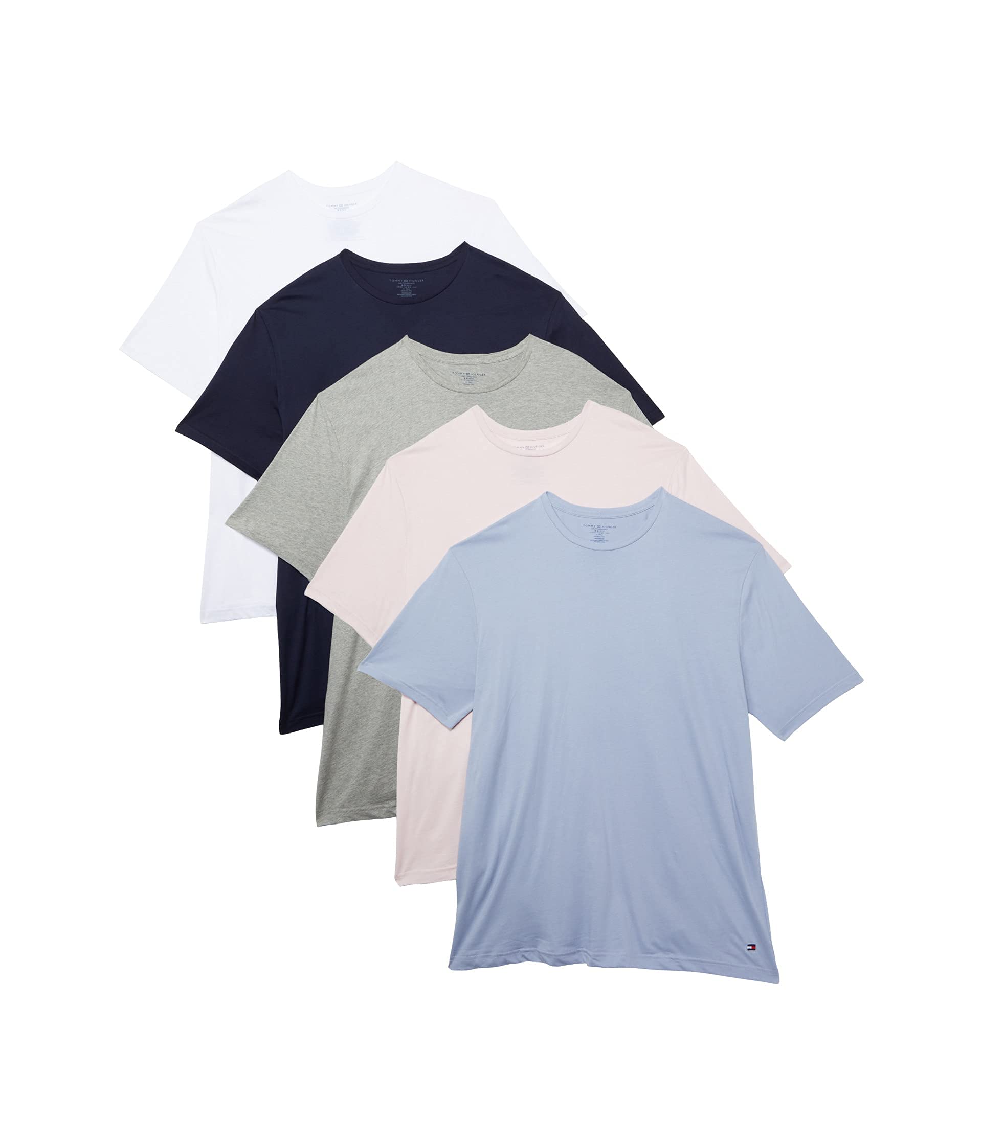 Foto 2 pulgar | Camiseta Interior Tommy Hilfiger Cotton Classics Con Cuello Redondo, Azul, Xl - Venta Internacional.