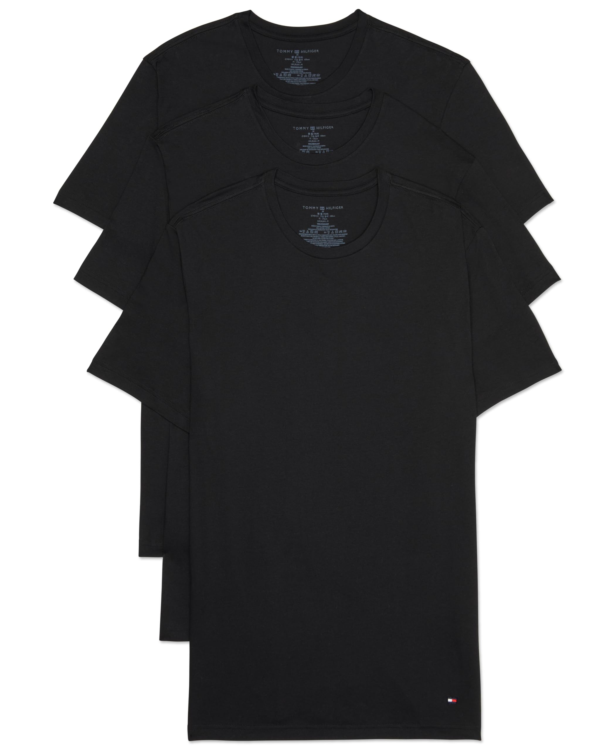 Camiseta de Cuello Redondo Tommy Hilfiger para Hombre 3 Piezas - Venta Internacional