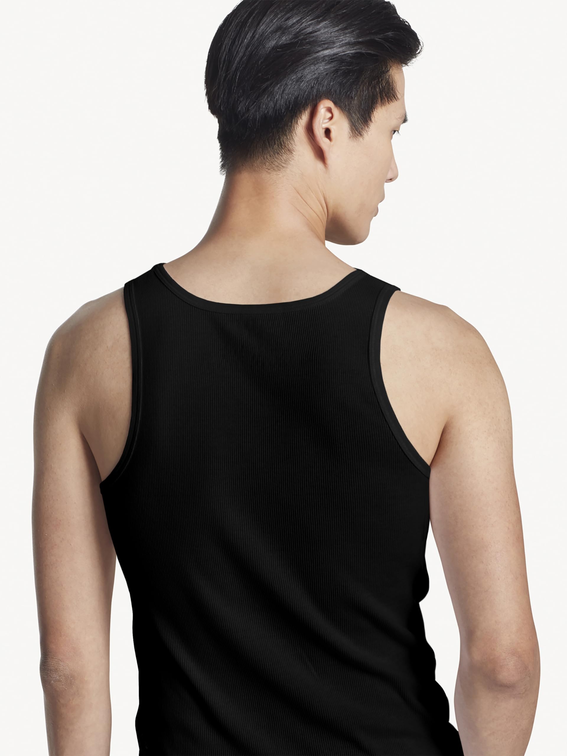 Foto 3 pulgar | Set de Camisetas Interiores Tommy Hilfiger Negras de Algodón para Hombre 3 Piezas - Venta Internacional