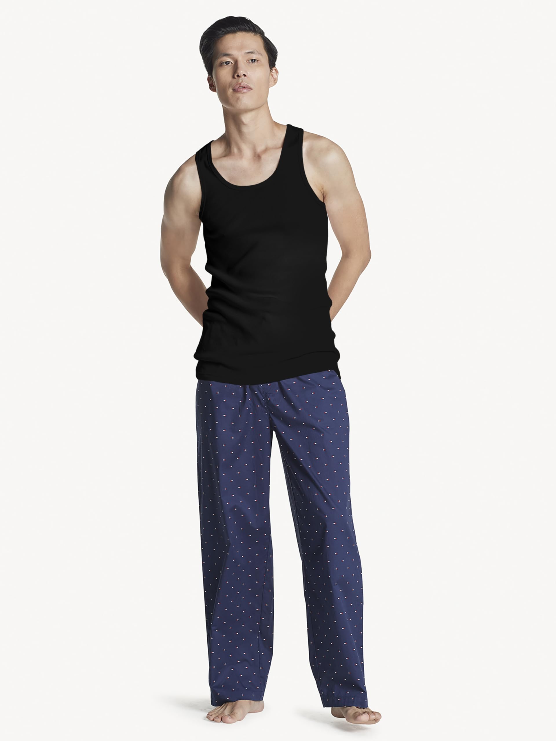 Foto 6 pulgar | Set de Camisetas Interiores Tommy Hilfiger Negras de Algodón para Hombre 3 Piezas - Venta Internacional