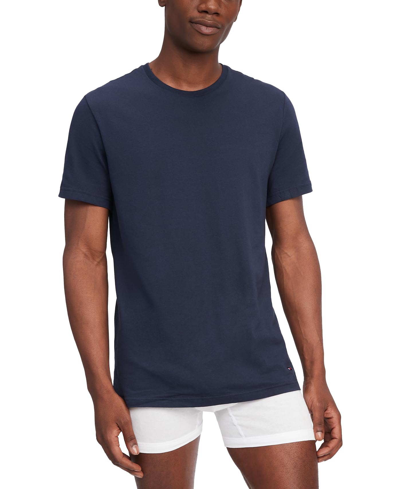 Pack De 3 Camisas Interiores Tommy Hilfiger Cotton Classics Con Cuello Redondo - Venta Internacional.