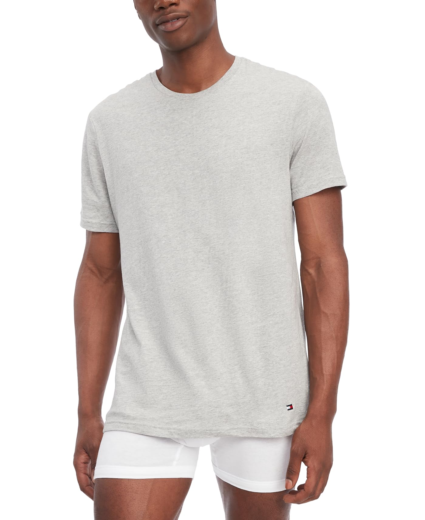 Foto 2 | Pack De 3 Camisas Interiores Tommy Hilfiger Cotton Classics Con Cuello Redondo - Venta Internacional.