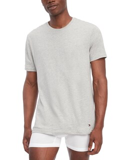 Foto 2 | Pack De 3 Camisas Interiores Tommy Hilfiger Cotton Classics Con Cuello Redondo - Venta Internacional.