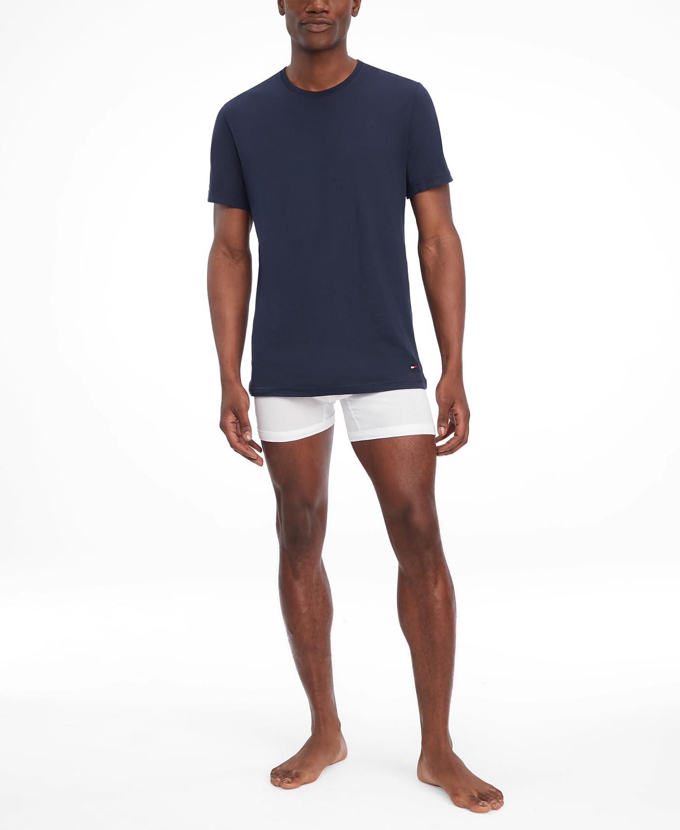 Foto 3 | Pack De 3 Camisas Interiores Tommy Hilfiger Cotton Classics Con Cuello Redondo - Venta Internacional.