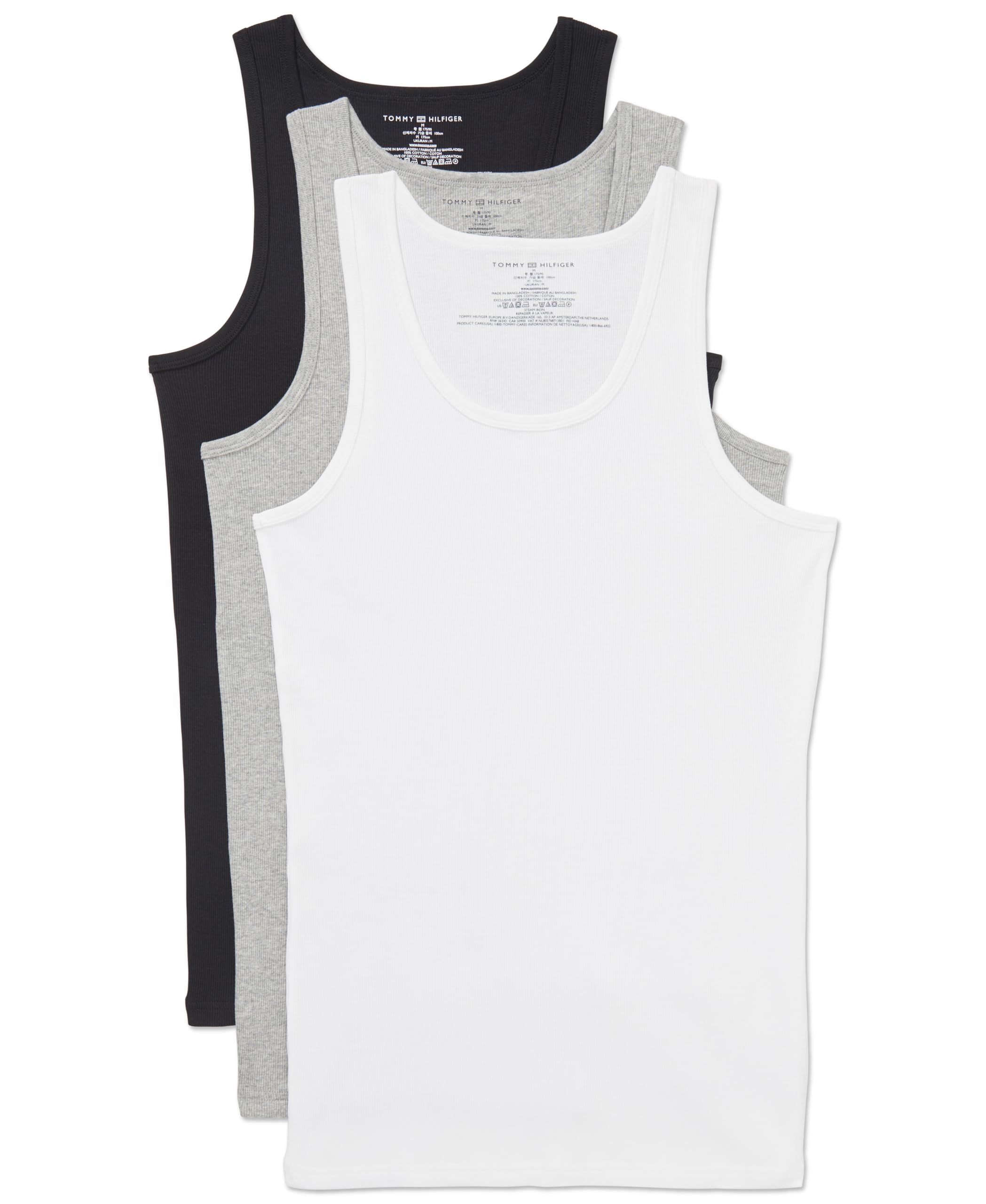 Foto 2 pulgar | Camisetas Tommy Hilfiger Cotton Classics Para Hombre, Paquete De 3 - Venta Internacional.