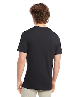 Foto 3 | Camisetas Tommy Hilfiger De Algodón Clásico Con Cuello En V Para Hombre, X3 - Venta Internacional.