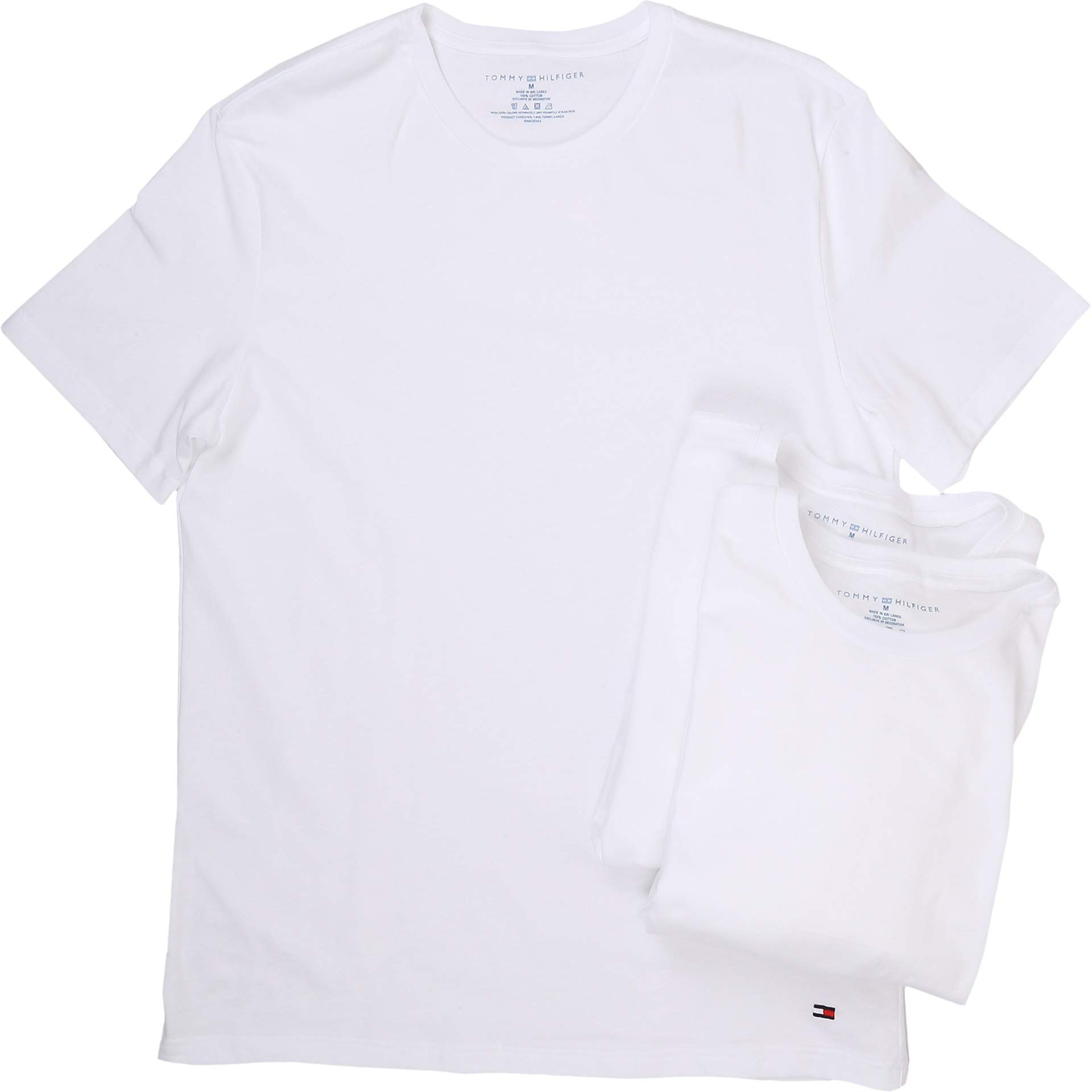 Foto 1 | Camiseta Interior Tommy Hilfiger Cotton Classics con Cuello Redondo 3 piezas - Venta Internacional