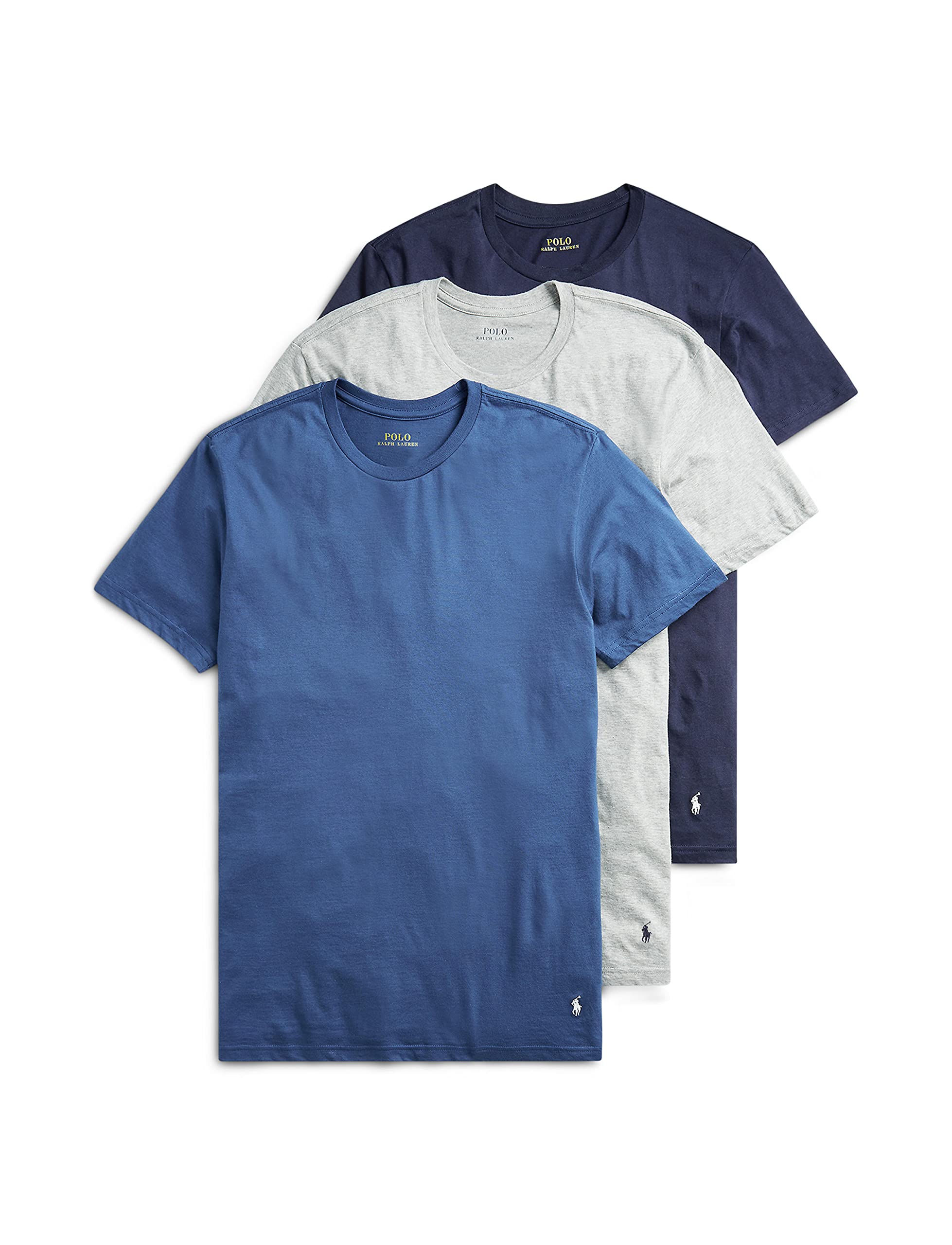Foto 2 pulgar | Camiseta Interior Polo Ralph Lauren Slim Fit Con Efecto Absorbente, Paquete De 3 Unidades Lg - Venta Internacional.