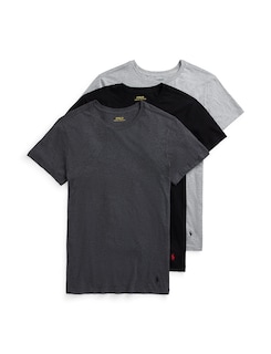 Foto 1 | Camisetas Polo Ralph Lauren, Ajustadas Y Con Cuello Redondo, Para Hombre, Paquete De 3 - Venta Internacional.