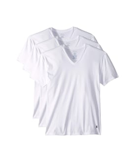 Foto 1 | Camiseta Polo Ralph Lauren De Corte Clásico Con Cuello En V Que Absorbe La Humedad, Paquete De 3 - Venta Internacional.