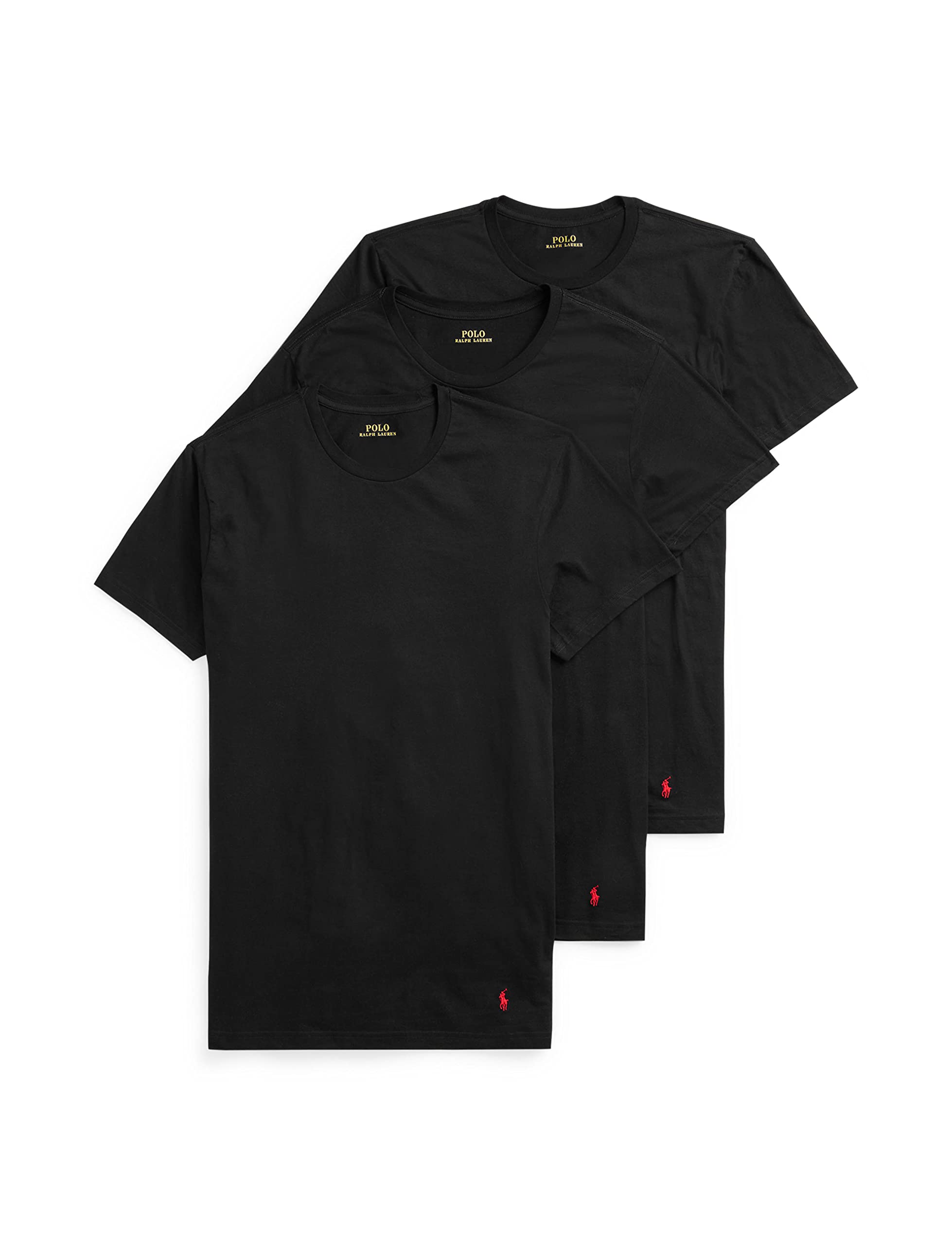 Foto 2 pulgar | Camiseta Polo Ralph Lauren Classic Fit Con Efecto Absorbente, Paquete De 3 - Venta Internacional.